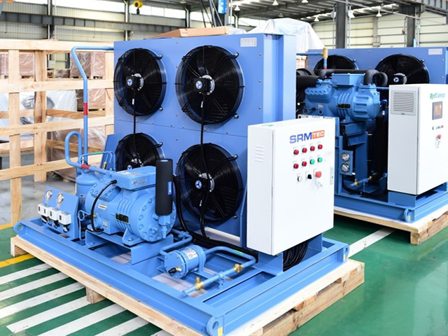 氟用半封闭活塞压缩机蔬菜肉类冷藏速冻项目